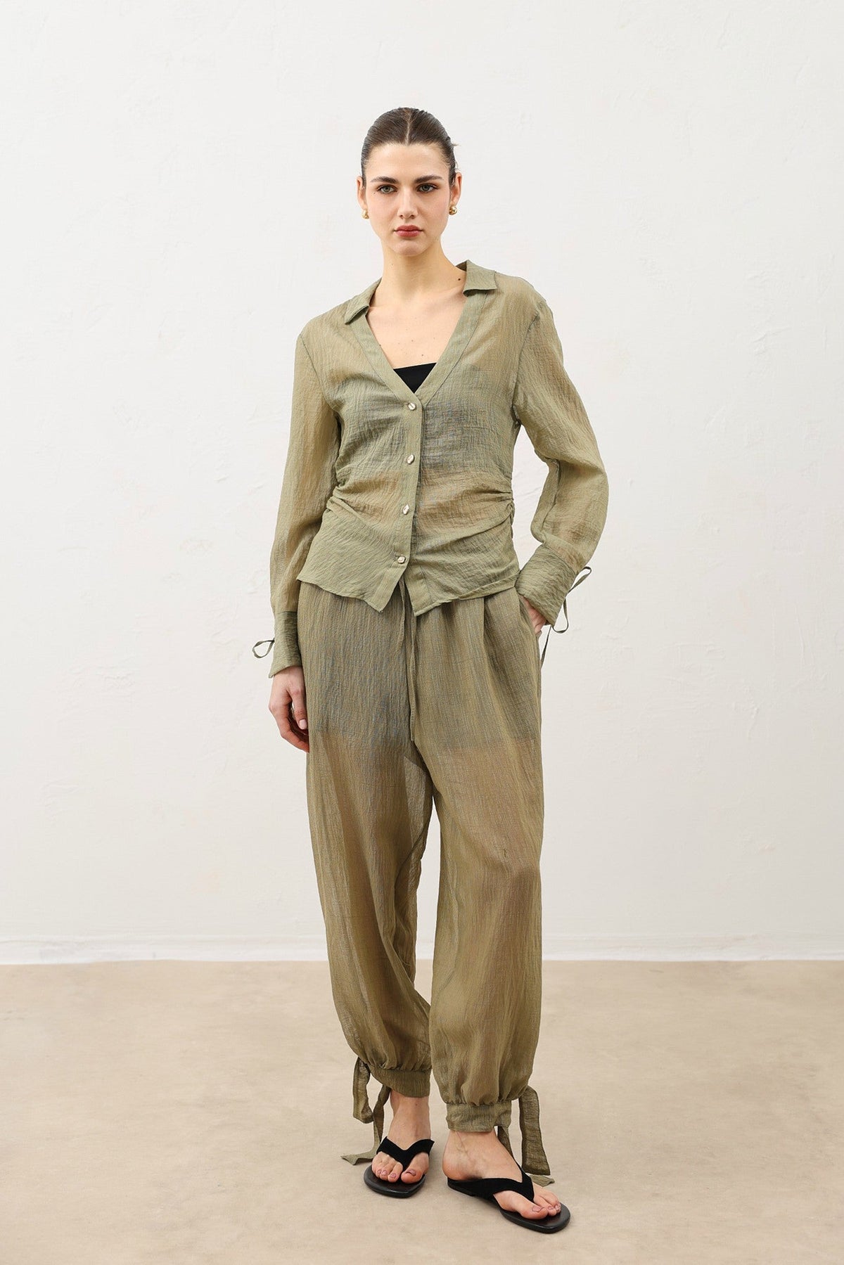 Semi-Transparent Women's Pants
