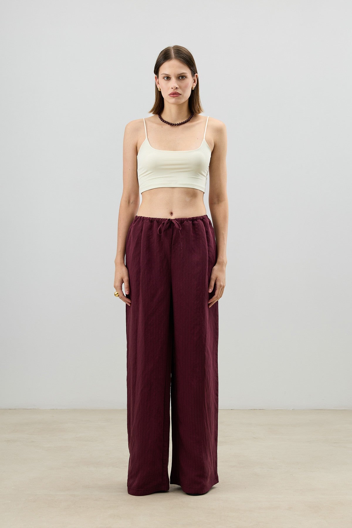 Antioch Women's Striped Pants with Modal Blend