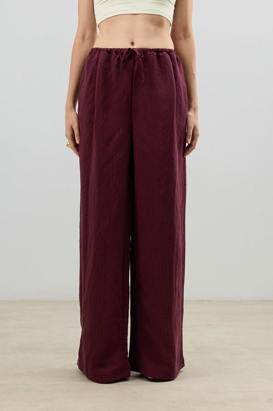 Antioch Women's Striped Pants with Modal Blend