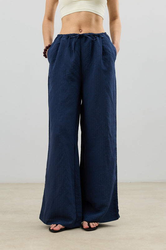 Antioch Women's Striped Pants with Modal Blend