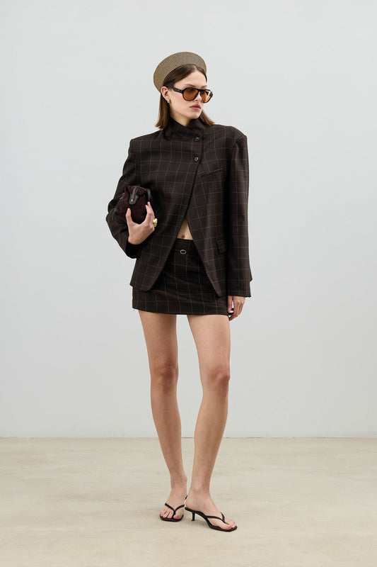 Antioch Checkered Women's Mini Skirt