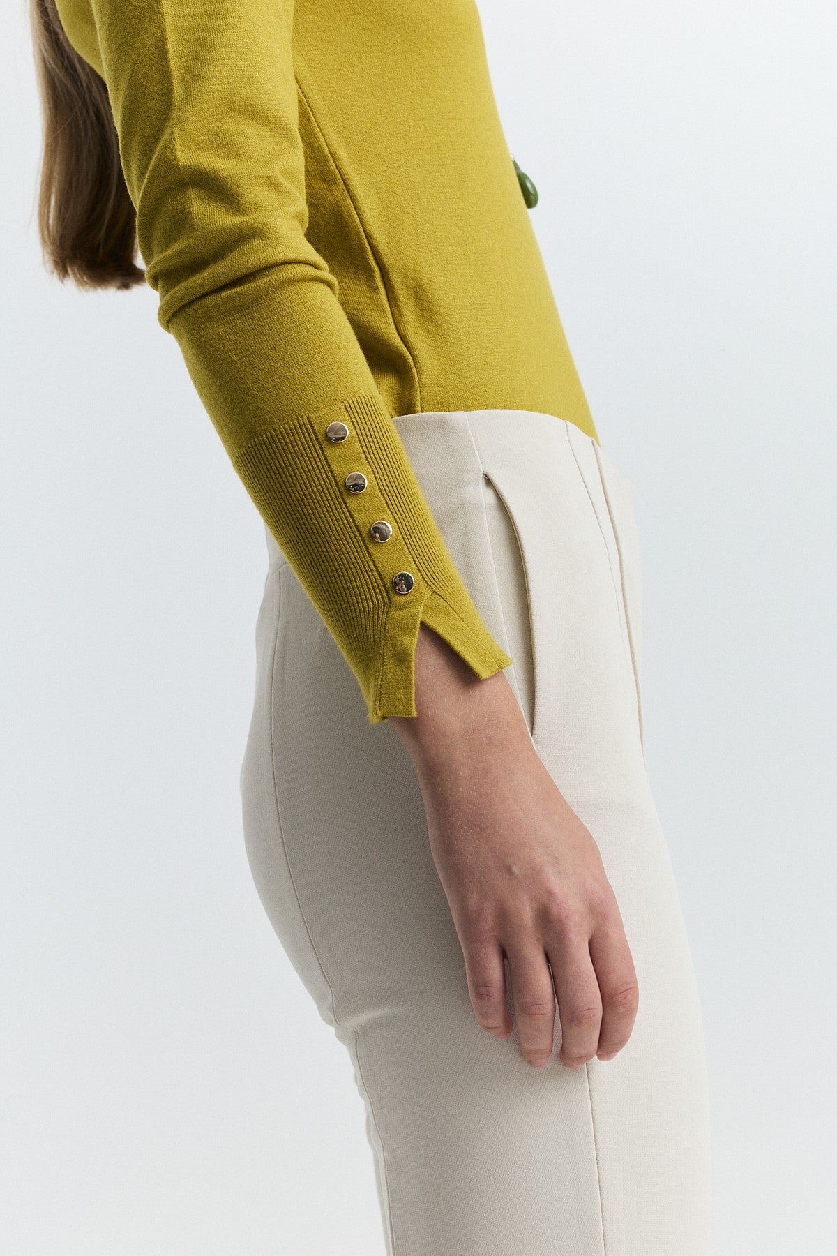 Basic Solid-Color Knit Sweater