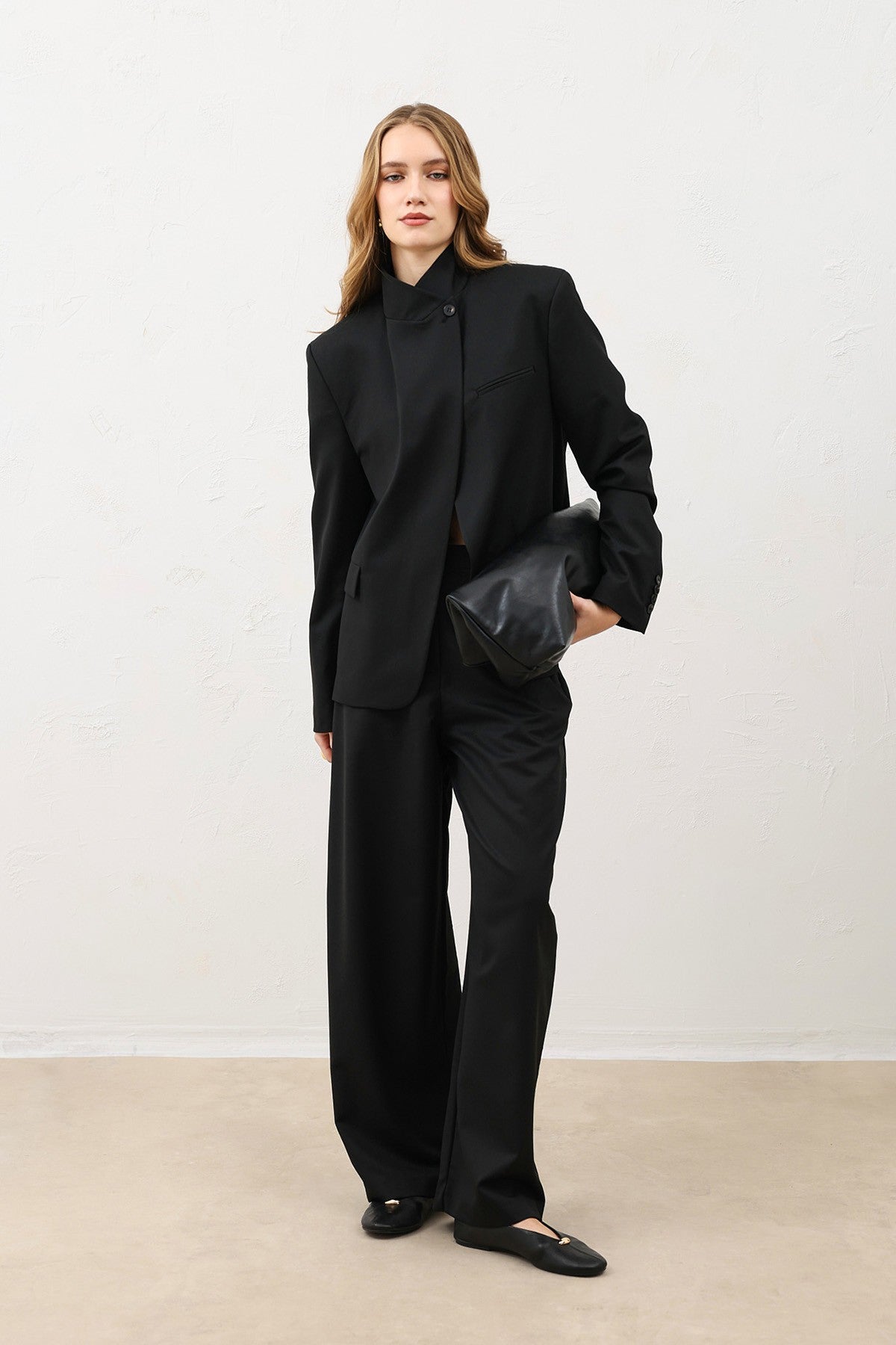 Antioch Stand-Up Collar Women's Blazer Jacket