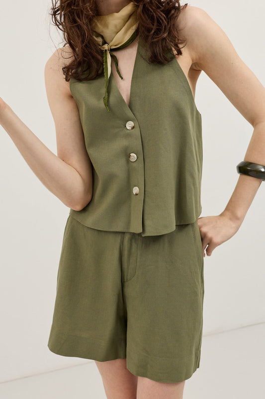 Antioch Women's Linen-Blend Vest