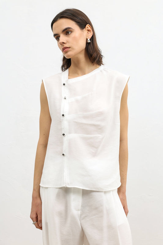 Antioch Women's Button-Down Top with Lyocell Blend