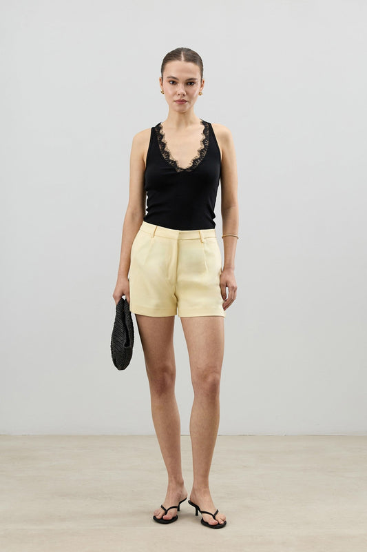 Women's Top with Lace Details on the Collar from Antioch