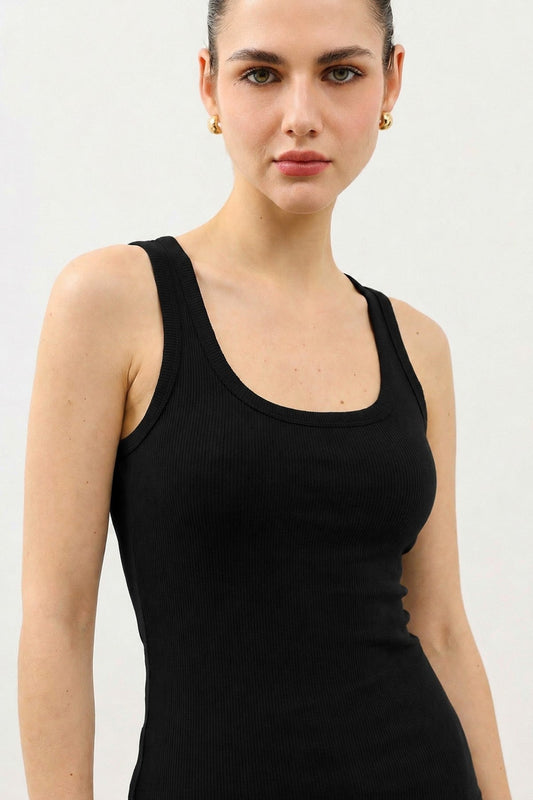 Antioch Women's Tank Top with Straps and Ribbed Hem