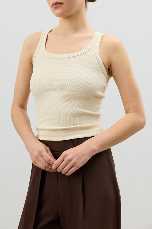 Antioch Women's Tank Top with Straps and Ribbed Hem