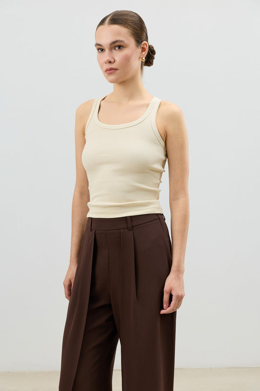 Antioch Women's Tank Top with Straps and Ribbed Hem