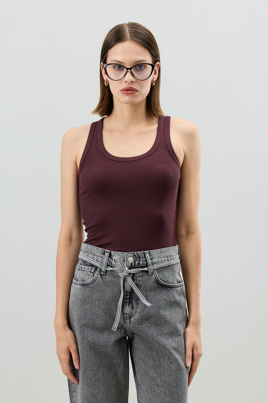 Antioch Women's Tank Top with Straps and Ribbed Hem