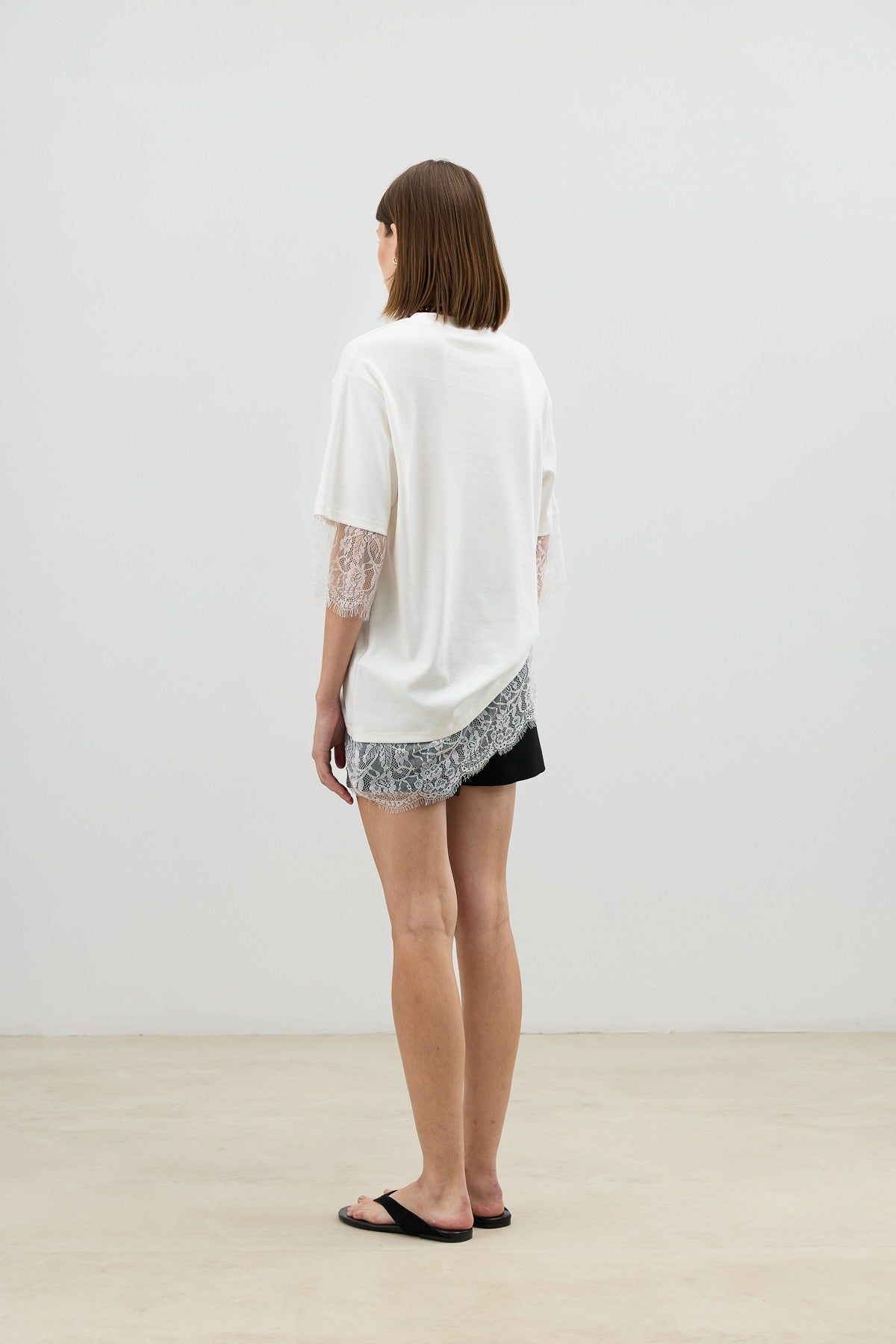 Antioch Women's T-Shirt with Lace Details