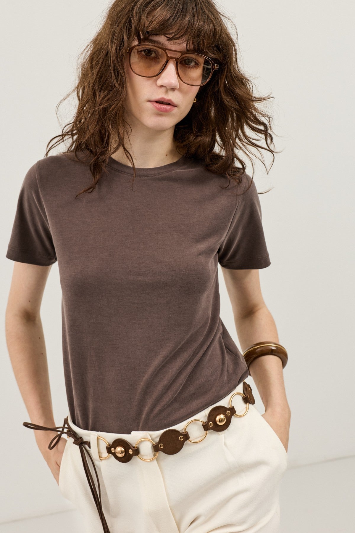 T-Shirt with Modal Blend