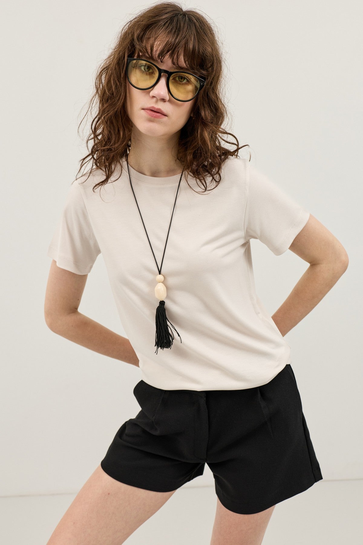 T-Shirt with Modal Blend