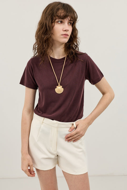 T-Shirt with Modal Blend