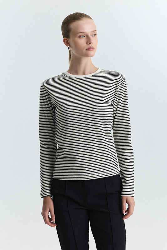 Striped Long-Sleeve T-Shirt