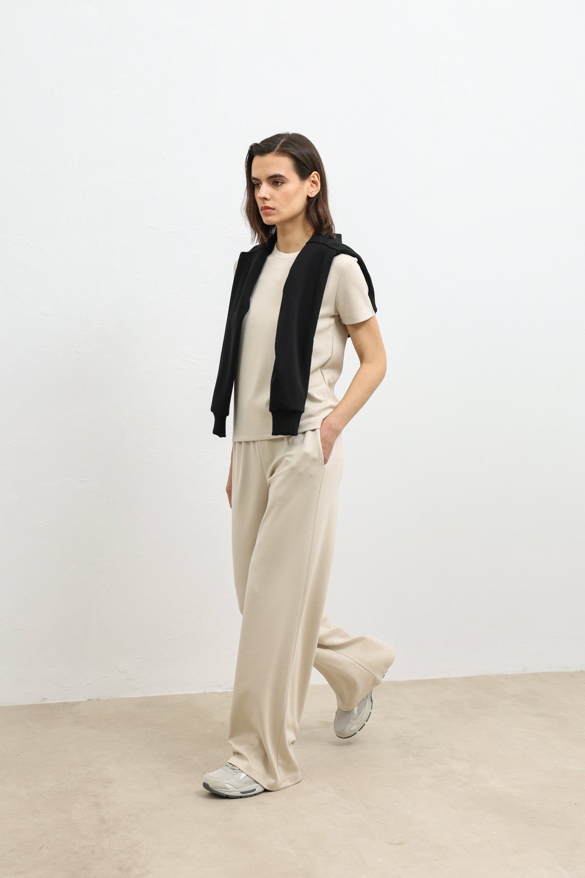 Antioch Women's Draped Sweatsuit Set