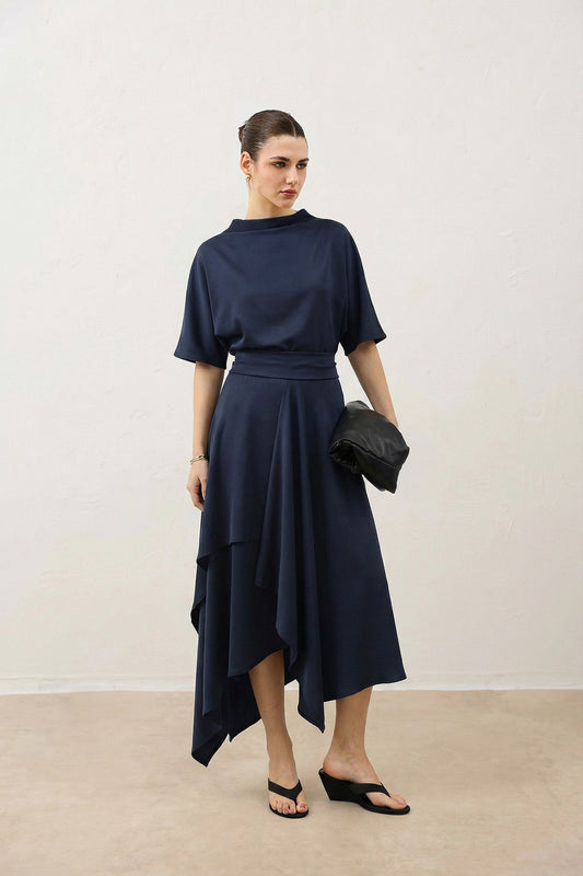 Antioch Voluminous Skirt and Blouse Women's Set