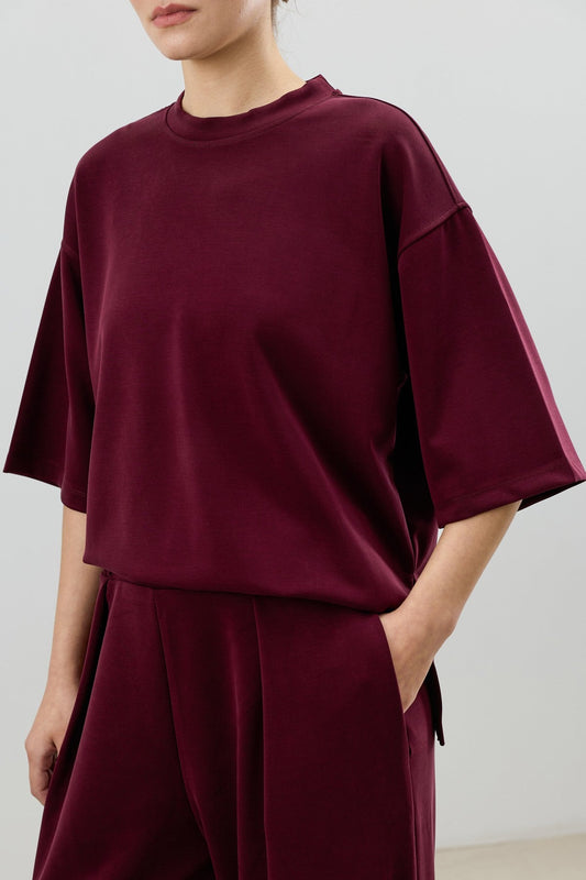 Antioch Modal-Blend T-Shirt and Pants Set for Women