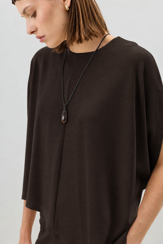 Antioch Asymmetrical-Cut Draped Women's Set