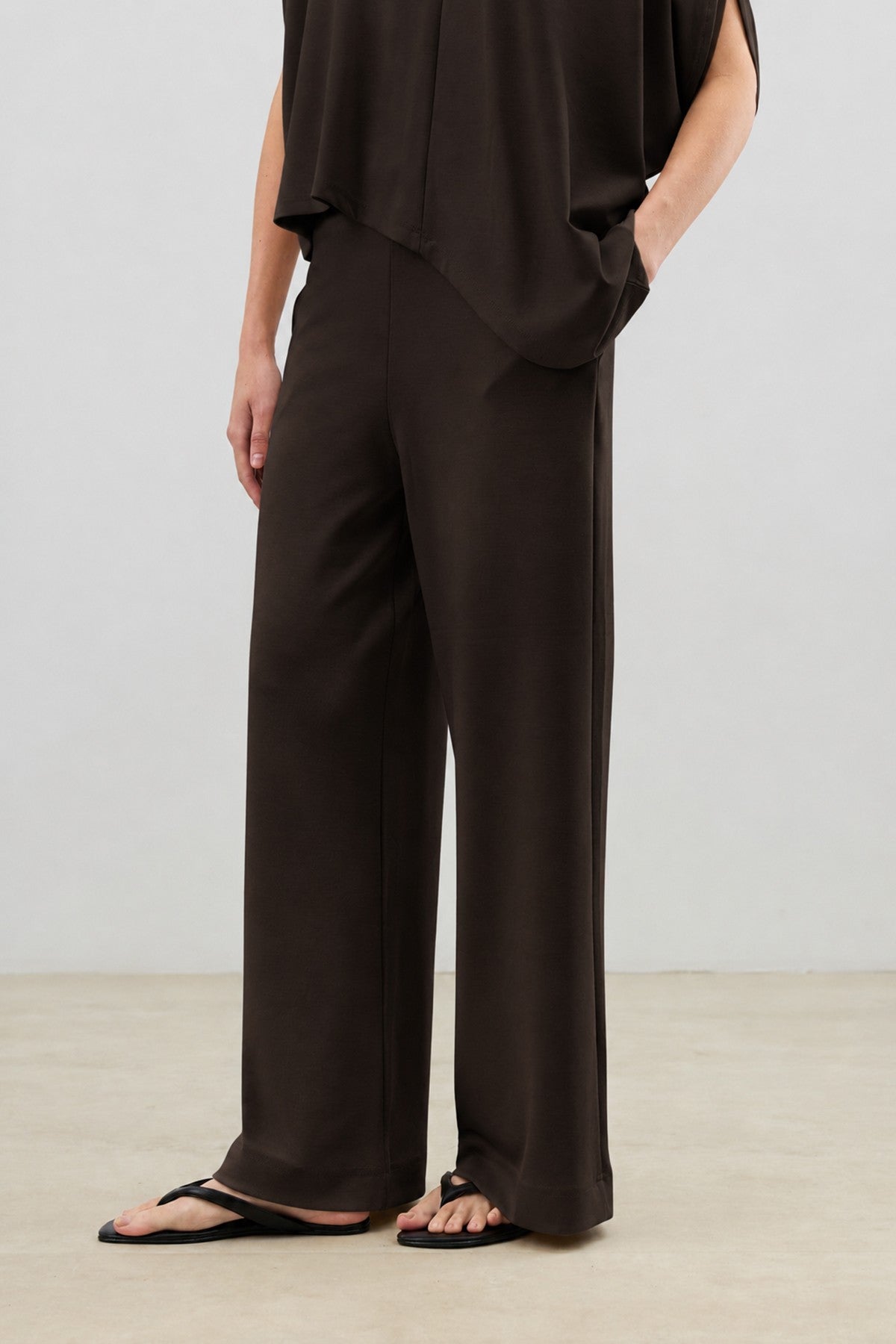 Antioch Asymmetrical-Cut Draped Women's Set