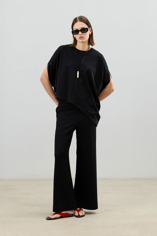 Antioch Asymmetrical-Cut Draped Women's Set