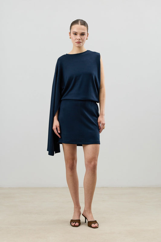 Asymmetrical One-Shoulder Women's Set