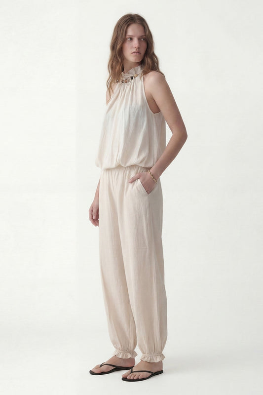 100% Lyocell Blouse and Pants Set