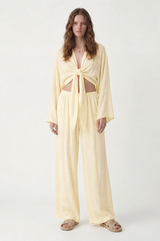 Women's Matching Blouse and Pants Set