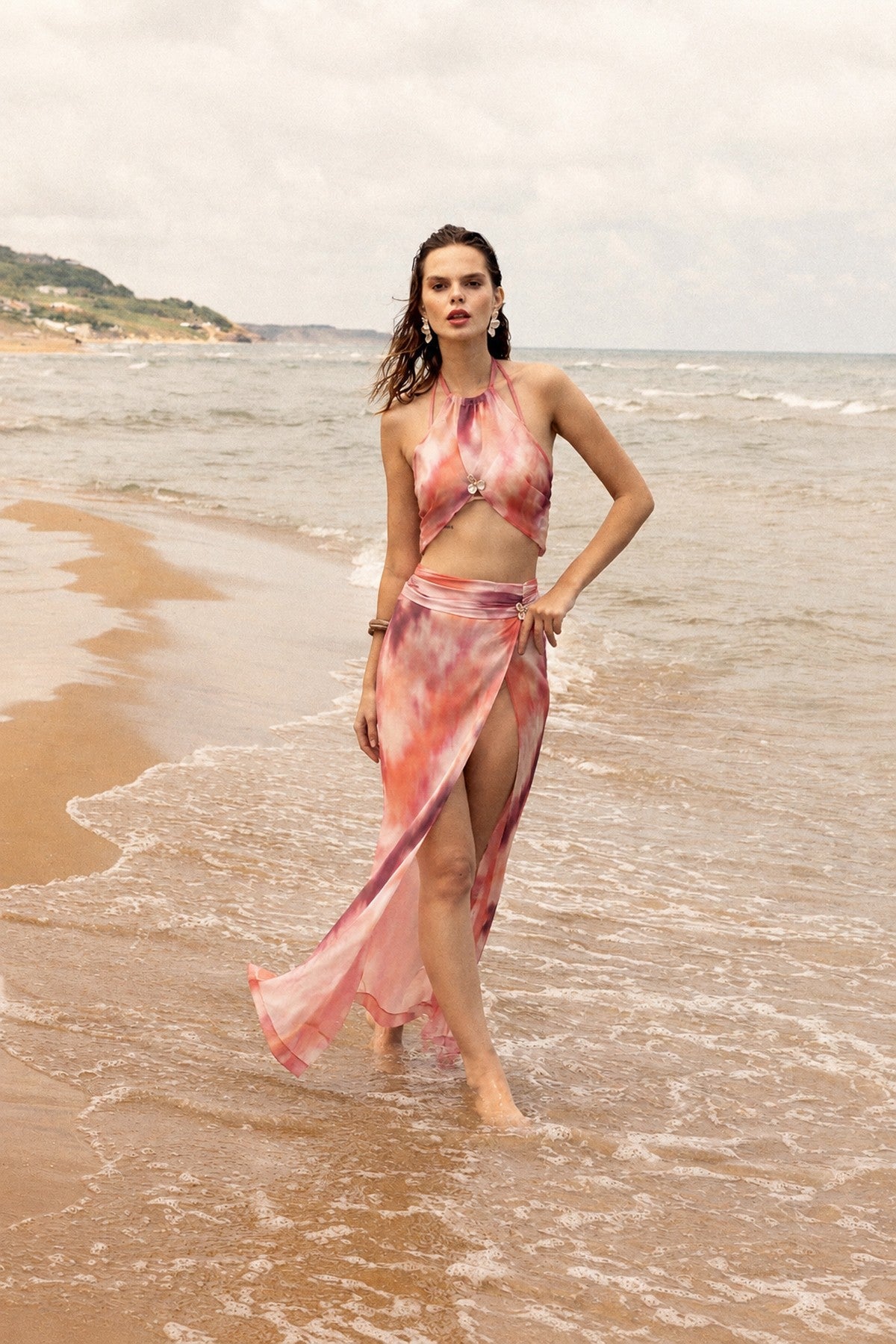 Batik-Patterned Pareo Set